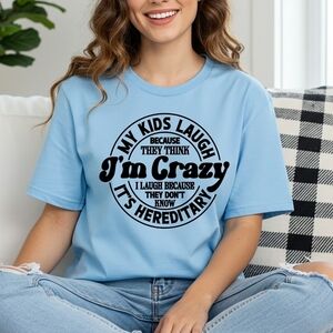 Blue Graphic Kids T-Shirt